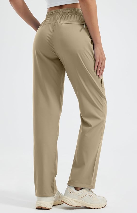 Libin Women's Hiking Pants Lightweight Quick Dry Cargo Pants Casual Safari Work Travel Clothes Petite/Regular/Tall
