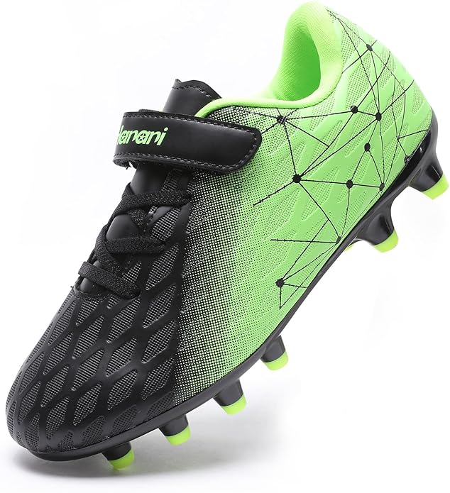 Hanani Boys Soccer Cleats Kids Girls FG/AG Soccer Athletics Sport Shoes Training Shoes Running Shoes Teenager Indoor Outdoor Football Shoes Sneakers for Unisex