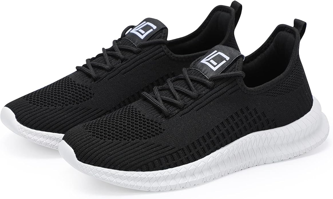 LCGJR Men's Running Shoes Ultra Lightweight Breathable Comfortable Walking Shoes Casual Fashion Sneakers Mesh Workout Shoes