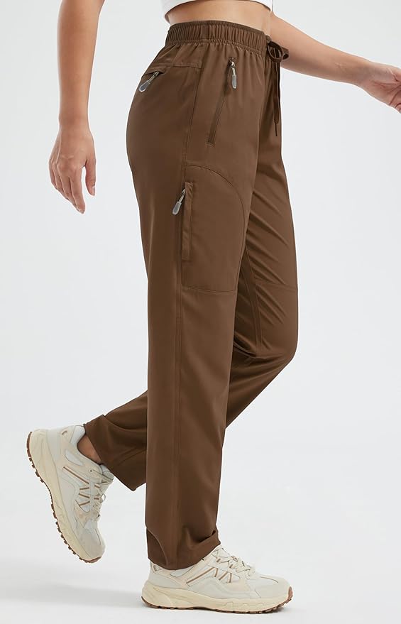 Libin Women's Hiking Pants Lightweight Quick Dry Cargo Pants Casual Safari Work Travel Clothes Petite/Regular/Tall