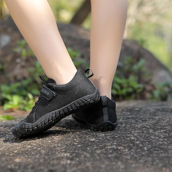KUBUA Kids Barefoot Shoes Boys Girls Sneakers Naturally Splay Shoes Toddler Little Big Kid