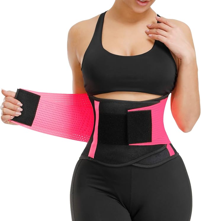 VENUZOR Waist Trainer Belt for Women - Waist Cincher Trimmer - Slimming Body Shaper Belt - Sport Girdle Belt (UP Graded)