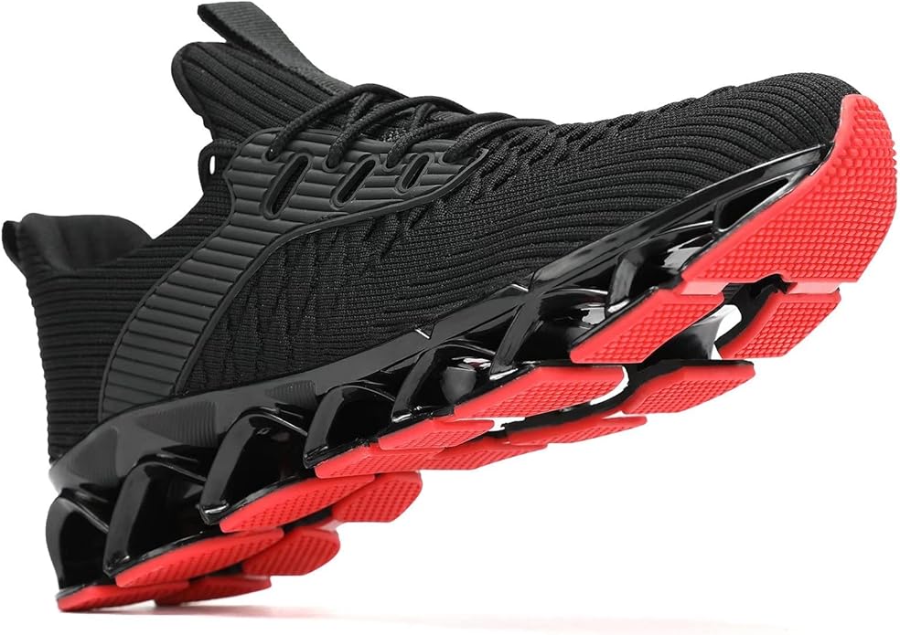 Men's Slip on Walking Running Shoes Blade Tennis Casual Fashion Sneakers Comfort Non Slip Work Sport Athletic Trainer
