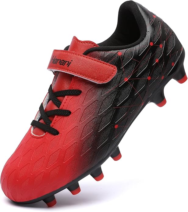 Hanani Boys Soccer Cleats Kids Girls FG/AG Soccer Athletics Sport Shoes Training Shoes Running Shoes Teenager Indoor Outdoor Football Shoes Sneakers for Unisex