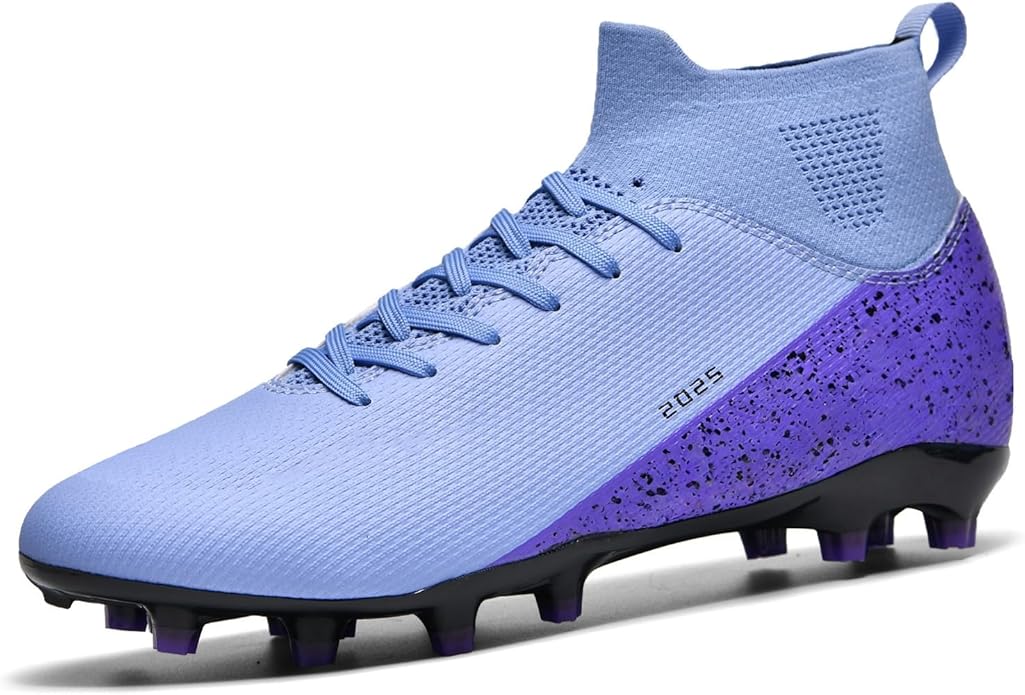 Soccer Cleats for Mens Womens Indoor Soccer Shoes Unisex Baseball Turf Shoes Youth Rugby Shoes Adult AG FG TF Football Boots Wide Training Sneaker