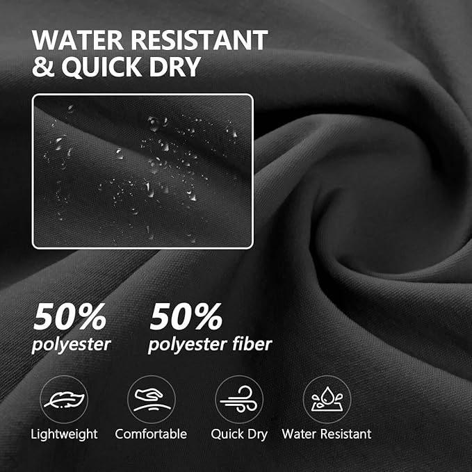 Hiking Pants Women Lightweight Cargo Pants Quick Dry Water Resistant Outdoor Travel Pants with Zipper Pockets