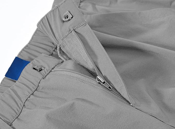 YSENTO Women's Hiking Pants Lightweight Stretch Quick Drying UPF 50 Camping Travel Work Cargo Pants 6 Pockets