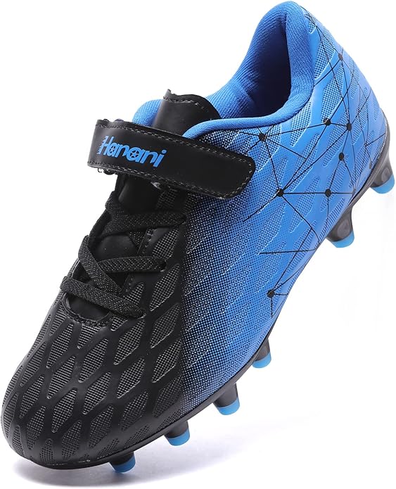 Hanani Boys Soccer Cleats Kids Girls FG/AG Soccer Athletics Sport Shoes Training Shoes Running Shoes Teenager Indoor Outdoor Football Shoes Sneakers for Unisex
