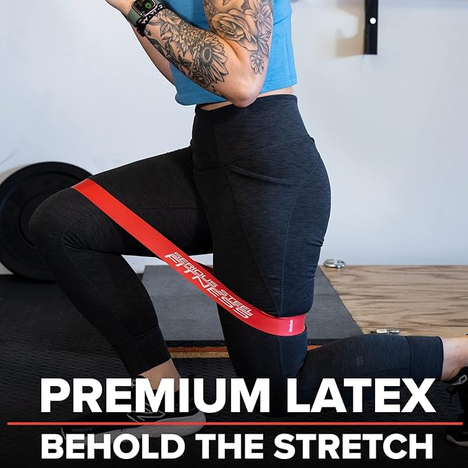 Serious Steel Fitness Mini Resistance Loop Bands | Rehab and Prehab Stretch Bands | 12" Exercise Workout Bands (Sets of 5 Pack and Sets of 10 Pack Trainer Options Available!)