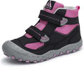 Mishansha Kids Water Resistant Hiking Boots, Boys Girls Anti Collision Anti-Skid Athletic Outdoor Adventure Trekking Shoes