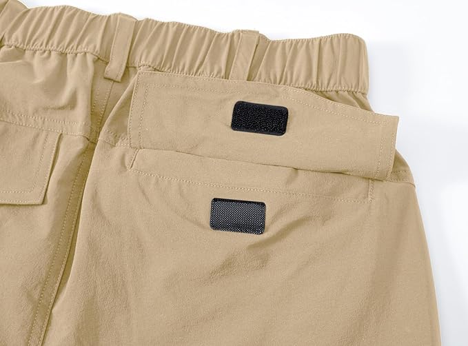 YSENTO Women's Hiking Pants Lightweight Stretch Quick Drying UPF 50 Camping Travel Work Cargo Pants 6 Pockets