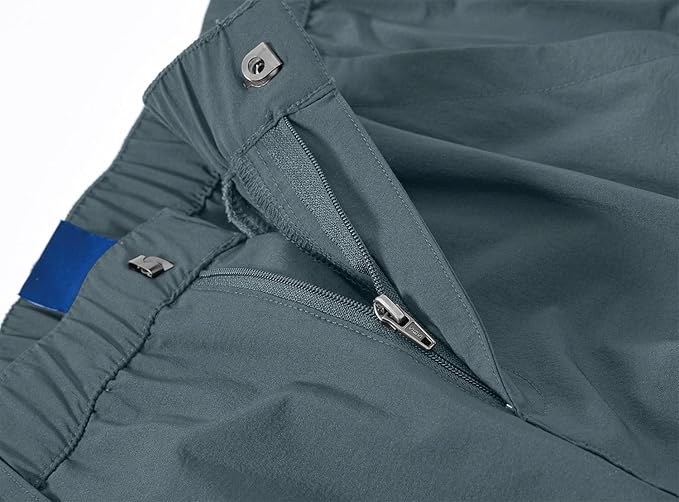 YSENTO Women's Hiking Pants Lightweight Stretch Quick Drying UPF 50 Camping Travel Work Cargo Pants 6 Pockets
