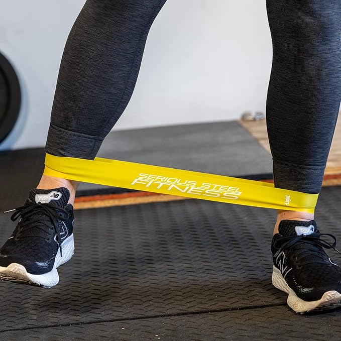 Serious Steel Fitness Mini Resistance Loop Bands | Rehab and Prehab Stretch Bands | 12" Exercise Workout Bands (Sets of 5 Pack and Sets of 10 Pack Trainer Options Available!)