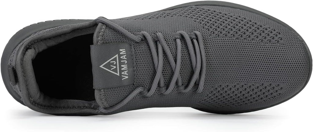 VAMJAM Men's Running Shoes Ultra Lightweight Breathable Walking Shoes Non Slip Athletic Fashion Sneakers Mesh Workout Casual Sports Shoes