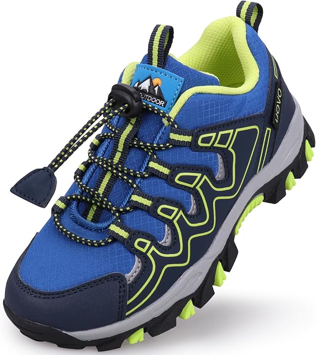 UOVO Boys Girls Kids Sneakers Hiking Running Outdoor Walking Tennis Shoes Waterproof Non Slip Fashion Sneakers(Little/Big Kids
