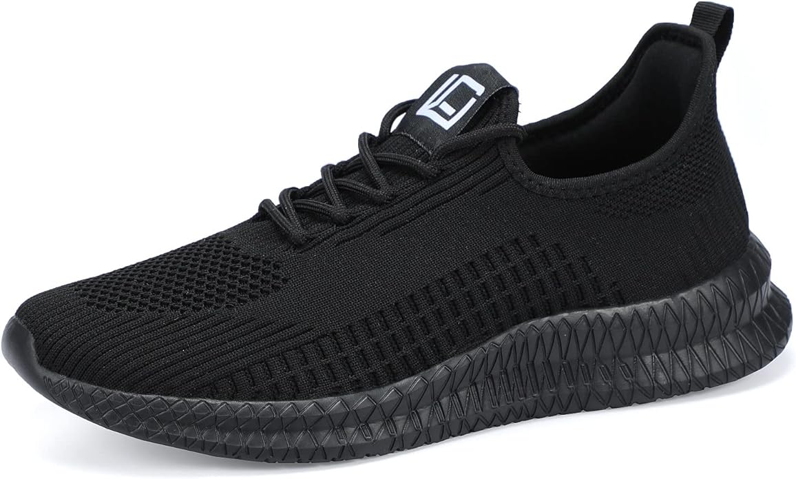 LCGJR Men's Running Shoes Ultra Lightweight Breathable Comfortable Walking Shoes Casual Fashion Sneakers Mesh Workout Shoes