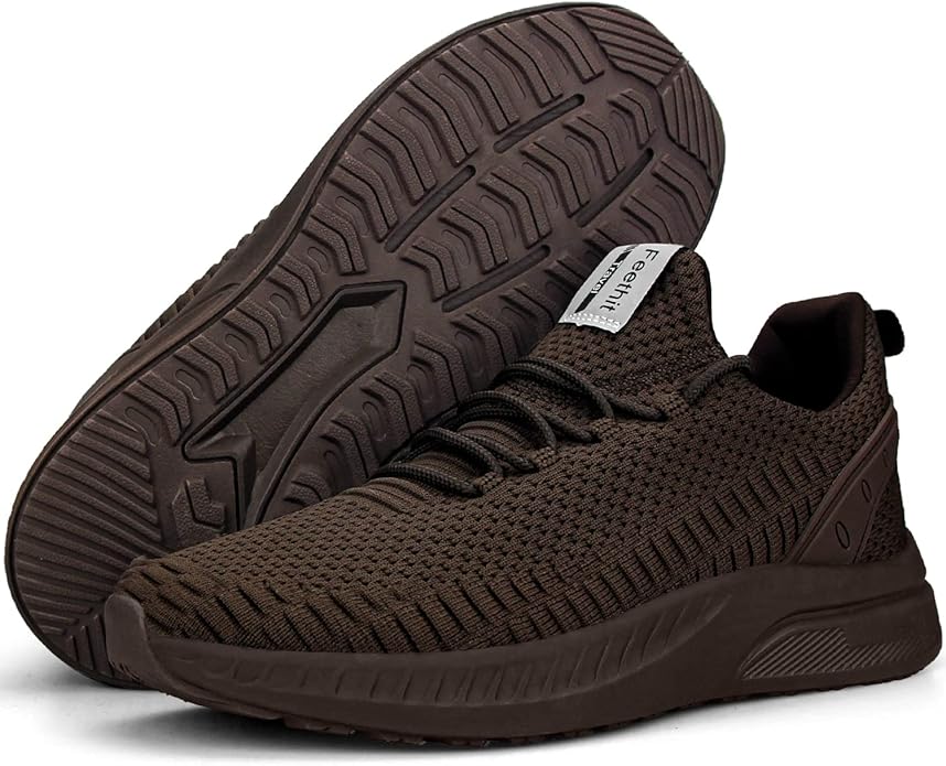Feethit Mens Slip On Walking Shoes Blade Tennis Shoes Non Slip Running Shoes Lightweight Workout Shoes Breathable Mesh Fashion Sneakers