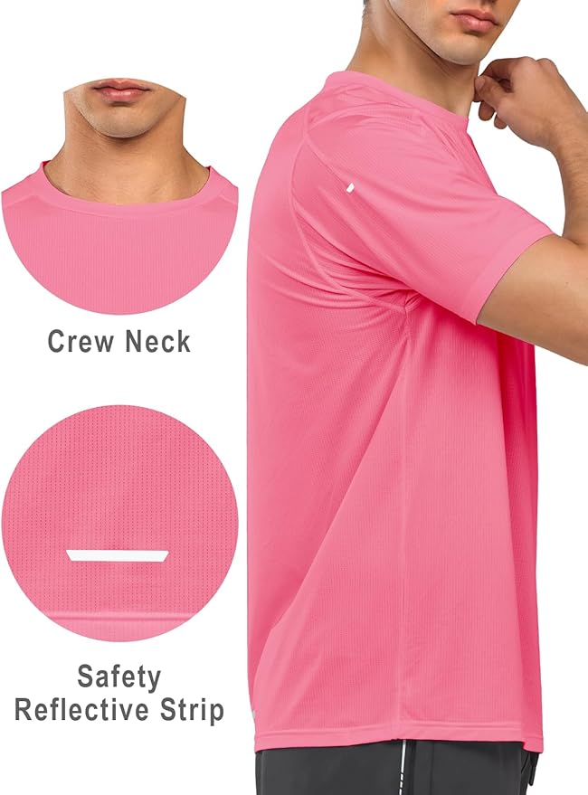 NORTHYARD Men's Athletic Running T-Shirts Quick Dry Workout Shirts Short-Sleeve Sports Gym Tee Tops Performance Activewear