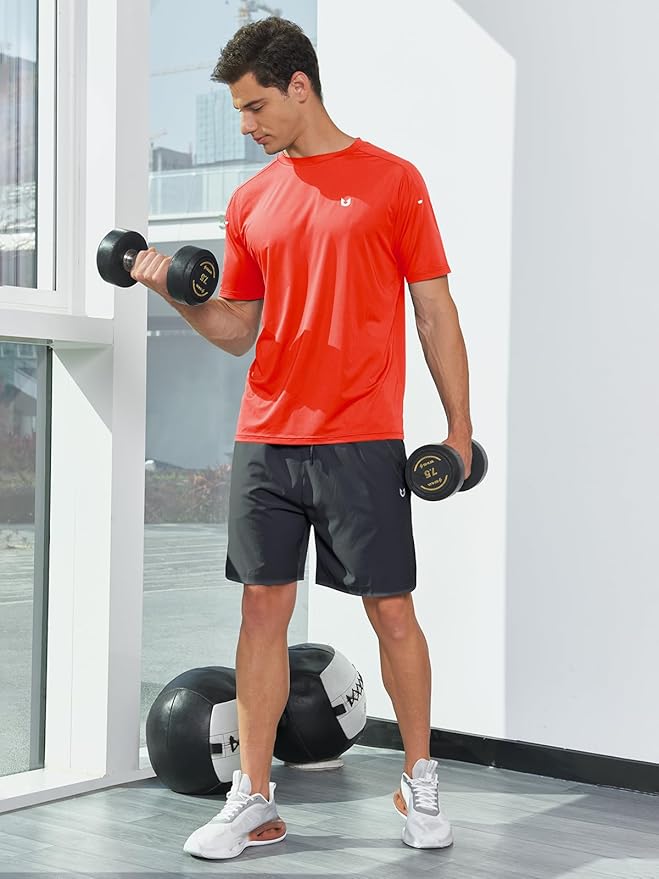NORTHYARD Men's Athletic Running T-Shirts Quick Dry Workout Shirts Short-Sleeve Sports Gym Tee Tops Performance Activewear