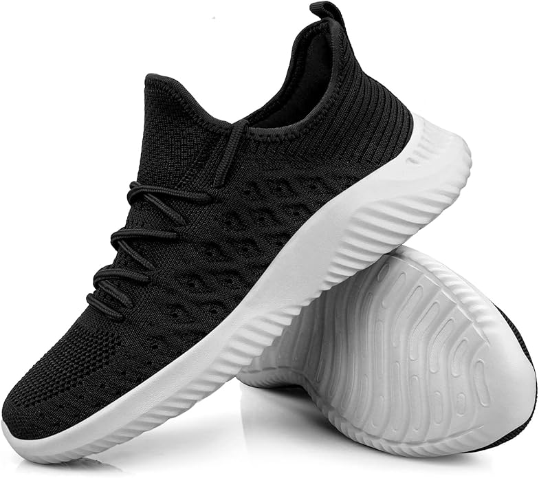 Feethit Mens Slip On Walking Shoes Lightweight Breathable Non Slip Running Shoes Comfortable Fashion Sneakers for Men