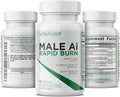 Male Ai Rapid Fat Burner for Men | Supports GLP-1 Pathway Function for Weight Loss | Appetite Suppressant, Energy Booster, Diet Pills | 3rd Party Tested Formula - 60 Capsules