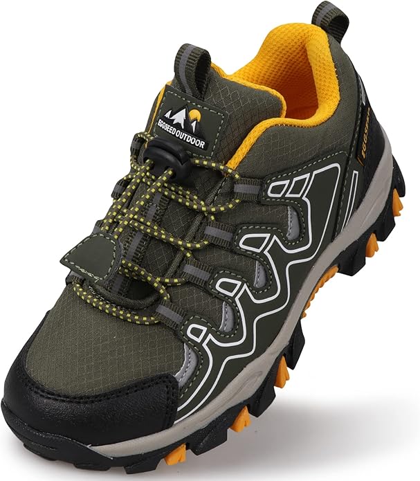 UOVO Boys Girls Kids Sneakers Hiking Running Outdoor Walking Tennis Shoes Waterproof Non Slip Fashion Sneakers(Little/Big Kids
