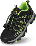 Boys Girls Hiking Trail Shoes Waterproof Slip Resistant Outdoor Trekking Walking Running Sneakers(Little/Big Kids)