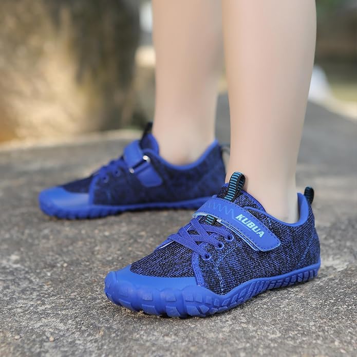 KUBUA Kids Barefoot Shoes Boys Girls Sneakers Naturally Splay Shoes Toddler Little Big Kid