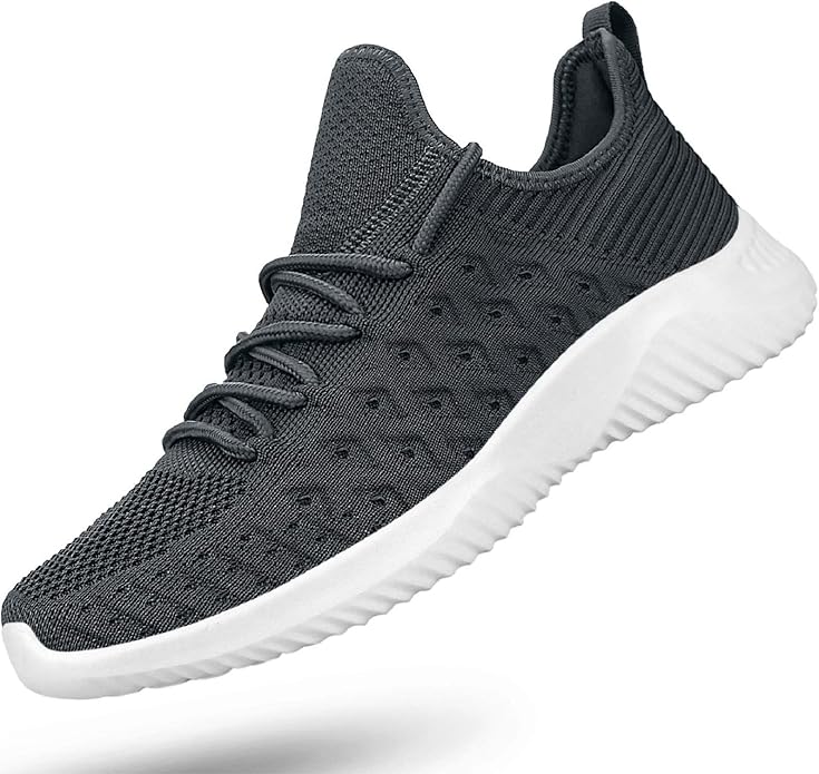 Feethit Mens Slip On Walking Shoes Lightweight Breathable Non Slip Running Shoes Comfortable Fashion Sneakers for Men