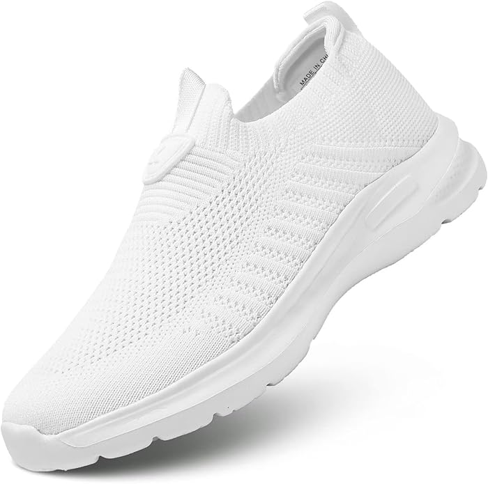 Mens Walking Shoes Lightweight Breathe Mesh Running Shoes Slip On Fashion Tennis Sneakers Comfort Gym Workout Zapatos de Hombre