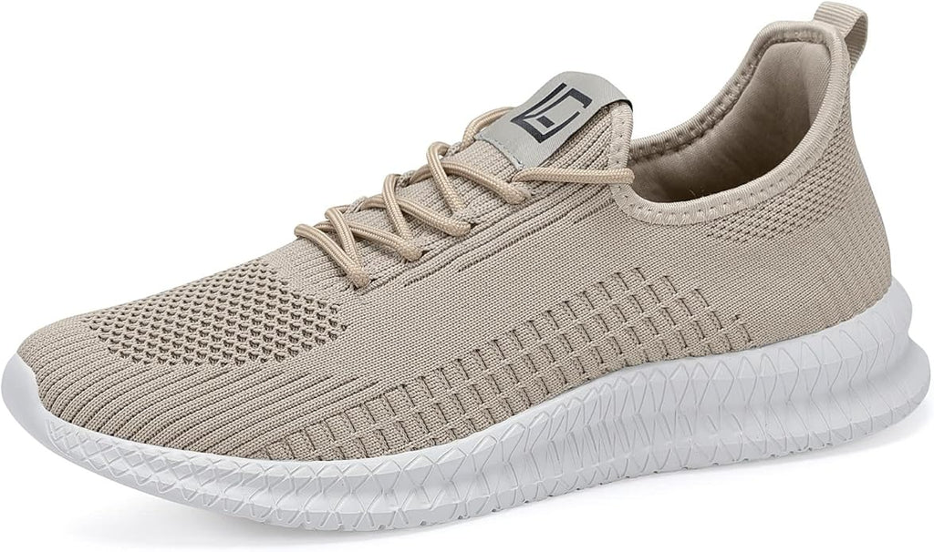 LCGJR Men's Running Shoes Ultra Lightweight Breathable Comfortable Walking Shoes Casual Fashion Sneakers Mesh Workout Shoes