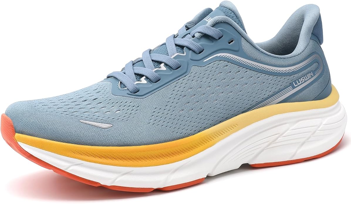 Men's Walking Shoes Lightweight Breathable Cushioning Running Shoes Athletic Tennis Workout Gym Non Slip Comfortable Fashion Sneakers