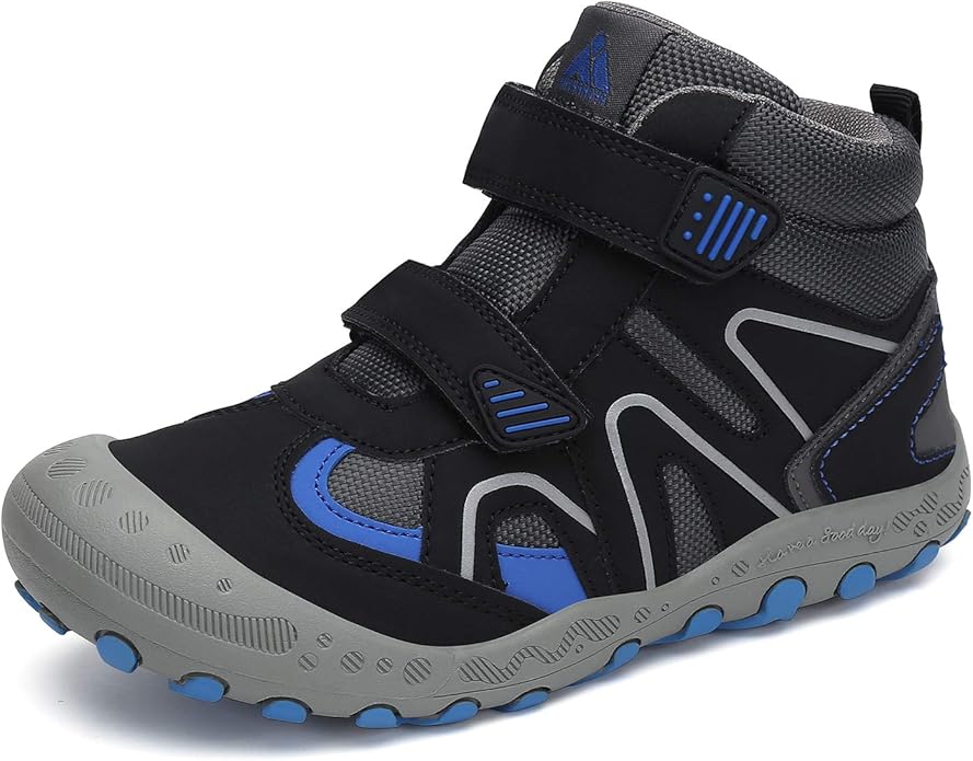 Mishansha Kids Water Resistant Hiking Boots, Boys Girls Anti Collision Anti-Skid Athletic Outdoor Adventure Trekking Shoes