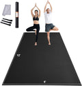 VEVOR Large Exercise Mat, Non Slip High Density Premium Yoga Mat, Exercise Yoga Mat for Men Women, Fitness & Exercise Mat with Bag & Carry Strap, for All Types of Home Yoga, Pilate & Floor Workout