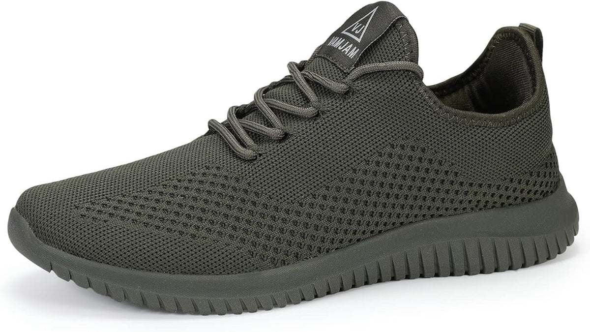 VAMJAM Men's Running Shoes Ultra Lightweight Breathable Walking Shoes Non Slip Athletic Fashion Sneakers Mesh Workout Casual Sports Shoes