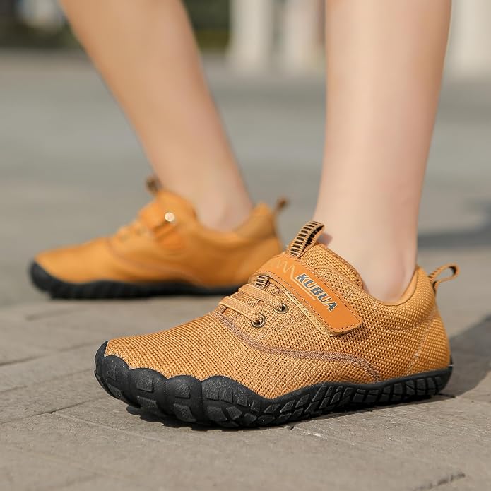 KUBUA Kids Barefoot Shoes Boys Girls Sneakers Naturally Splay Shoes Toddler Little Big Kid