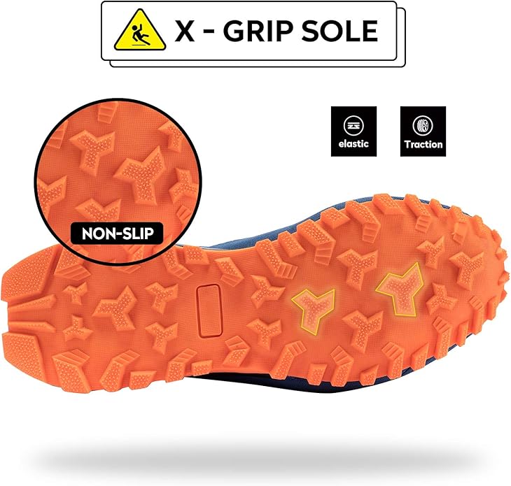 Kricely Men's Trail Running Shoes Fashion Walking Hiking Sneakers for Men Tennis Cross Training Shoe Outdoor Snearker Mens Casual Workout Footwear