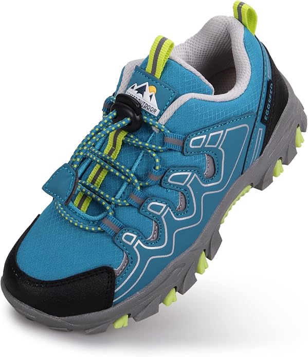 UOVO Boys Girls Kids Sneakers Hiking Running Outdoor Walking Tennis Shoes Waterproof Non Slip Fashion Sneakers(Little/Big Kids