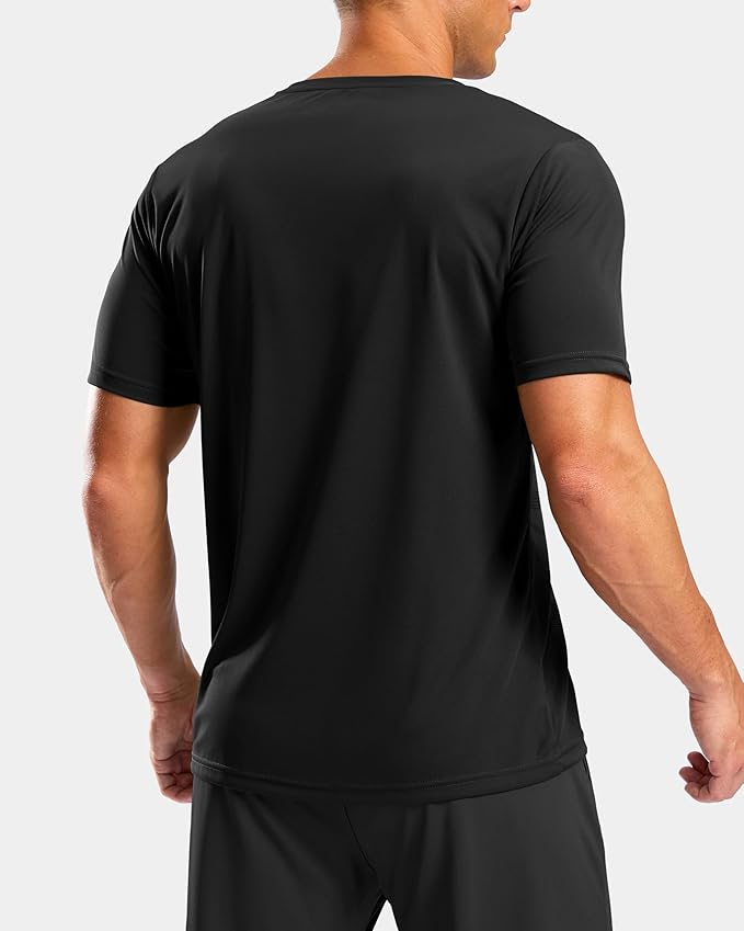 G Gradual Men's Workout Shirts Quick Dry Athletic Running T-Shirts Lightweight Moisture Wicking Short Sleeve Sports Gym Tops