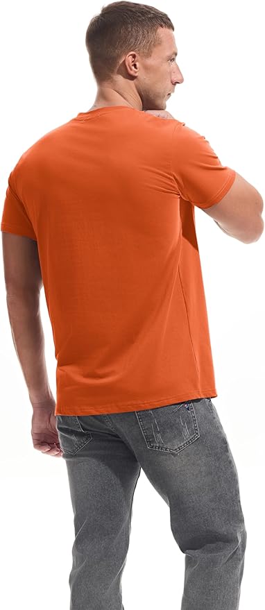 VEIISAR Premium V Neck T Shirts for Men - Modern Fitted Tees Vneck Undershirts