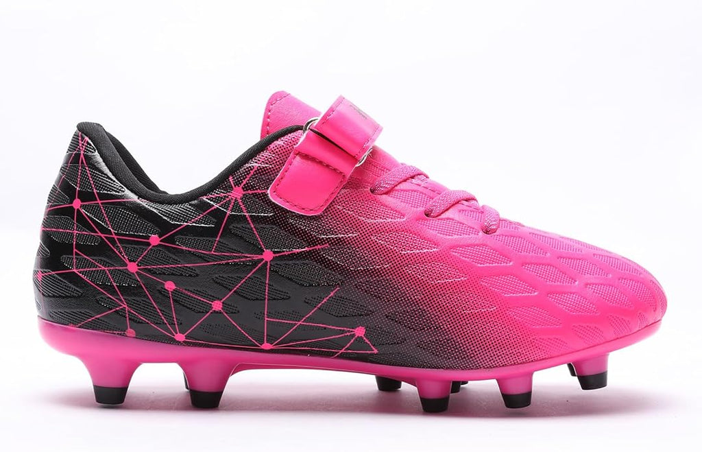 Hanani Boys Soccer Cleats Kids Girls FG/AG Soccer Athletics Sport Shoes Training Shoes Running Shoes Teenager Indoor Outdoor Football Shoes Sneakers for Unisex