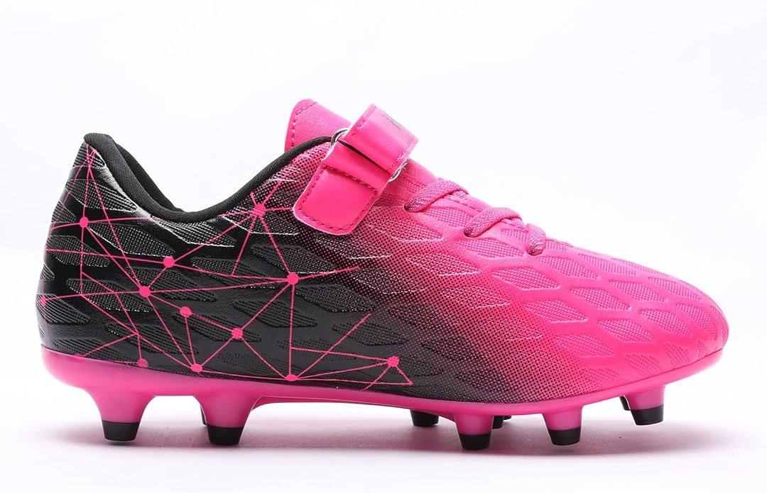 Hanani Boys Soccer Cleats Kids Girls FG/AG Soccer Athletics Sport Shoes Training Shoes Running Shoes Teenager Indoor Outdoor Football Shoes Sneakers for Unisex