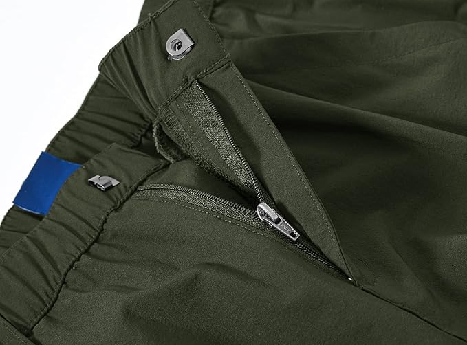 YSENTO Women's Hiking Pants Lightweight Stretch Quick Drying UPF 50 Camping Travel Work Cargo Pants 6 Pockets