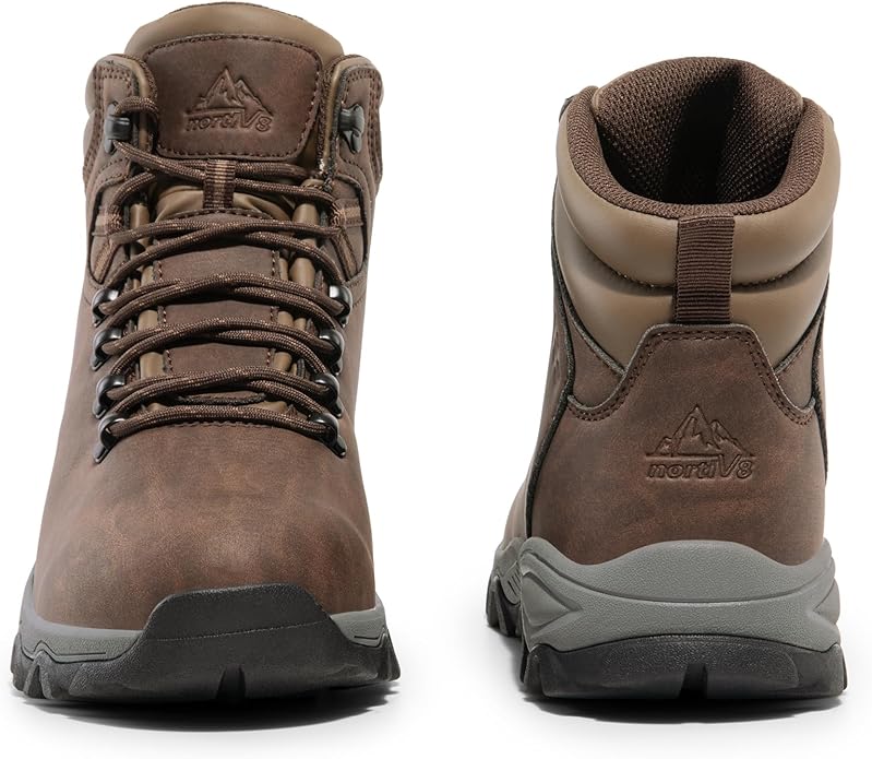 NORTIV 8 Mens Hiking Winter Snow Insulated Waterproof Outdoor Boots