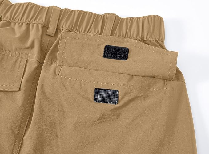 YSENTO Women's Hiking Pants Lightweight Stretch Quick Drying UPF 50 Camping Travel Work Cargo Pants 6 Pockets