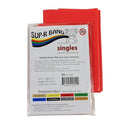 CanDo 10-6302 Sup-R Latex Free Exercise Band, 5' Length, Light, Red-Light