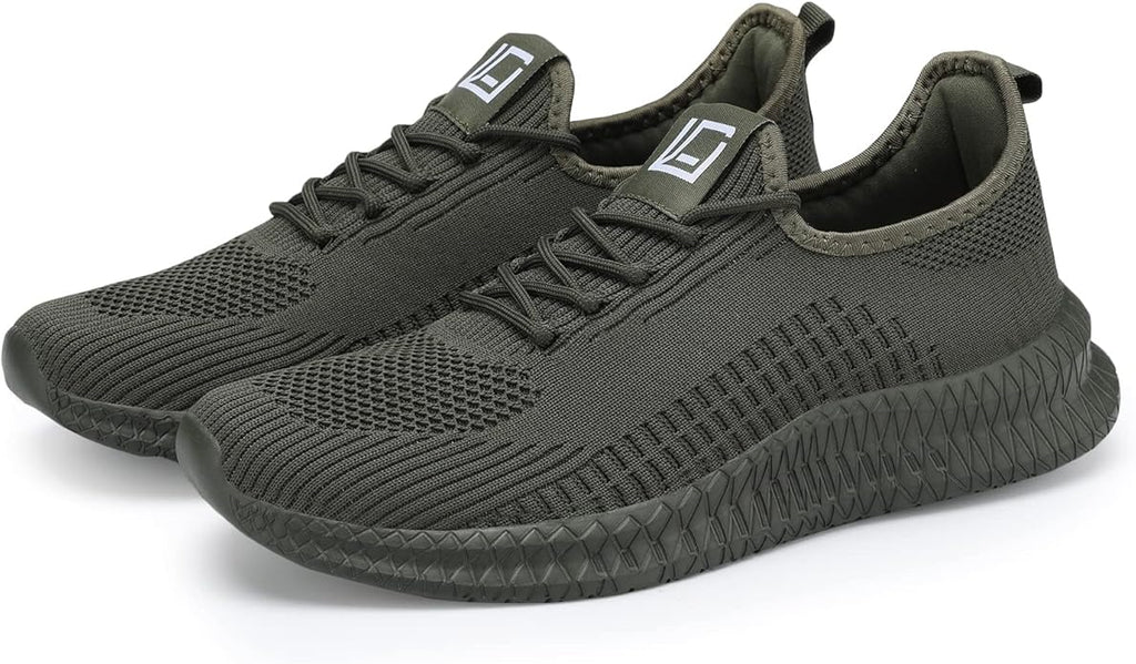 LCGJR Men's Running Shoes Ultra Lightweight Breathable Comfortable Walking Shoes Casual Fashion Sneakers Mesh Workout Shoes