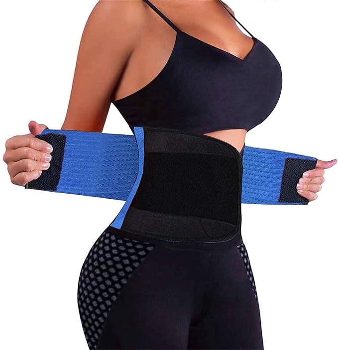VENUZOR Waist Trainer Belt for Women - Waist Cincher Trimmer - Slimming Body Shaper Belt - Sport Girdle Belt (UP Graded)