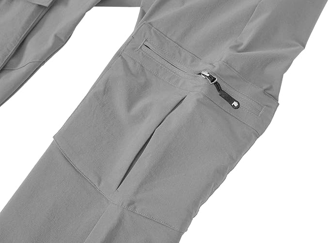 YSENTO Women's Hiking Pants Lightweight Stretch Quick Drying UPF 50 Camping Travel Work Cargo Pants 6 Pockets