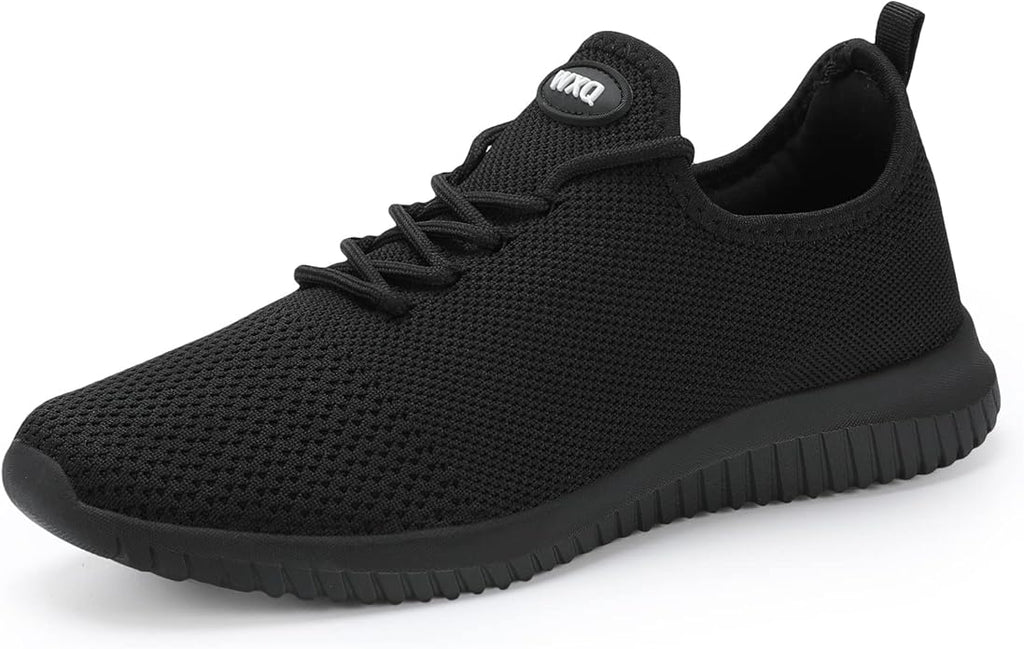 WXQ Men's Running Shoes Comfortable Lightweight Breathable Walking Shoes Mesh Workout Casual Sports Shoes